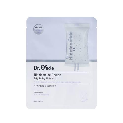 Miniaturka artykułu - Dr. Oracle Niacinamide Recipe Rozjaśniająca maska wyr&oacute;wnująca koloryt z niacynamidem, 25 ml
