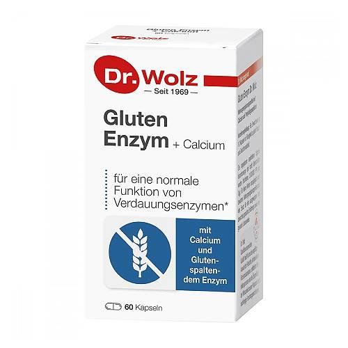 Miniaturka artykułu - Dr.Wolz Gluten Enzym + Calcium, 60 kaps.