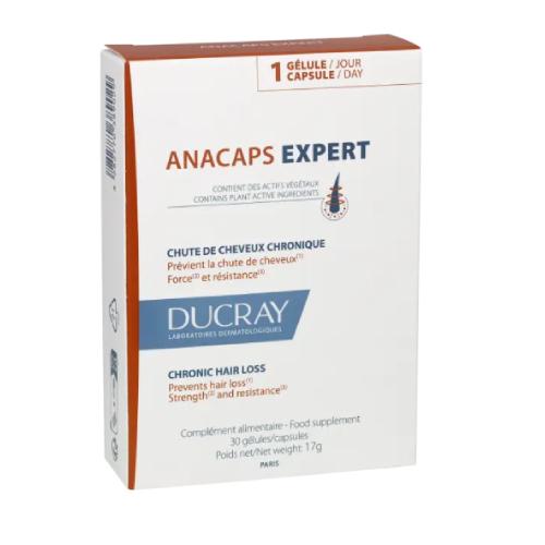 Miniaturka artykułu - DUCRAY ANACAPS Expert włosy skóra paznokcie, 30 kapsułek 