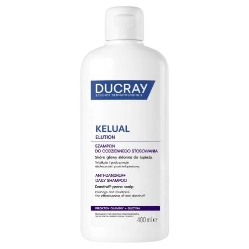 Miniaturka artykułu - DUCRAY ELUTION Delikatny szampon przywracający r&oacute;wnowagę sk&oacute;rze głowy, 400ml
