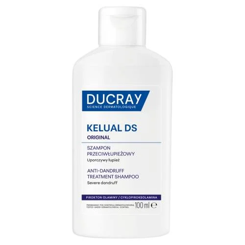 Miniaturka artykułu - DUCRAY KELUAL DS Szampon do postępowania w ciężkich stanach łupieżowych, 100ml