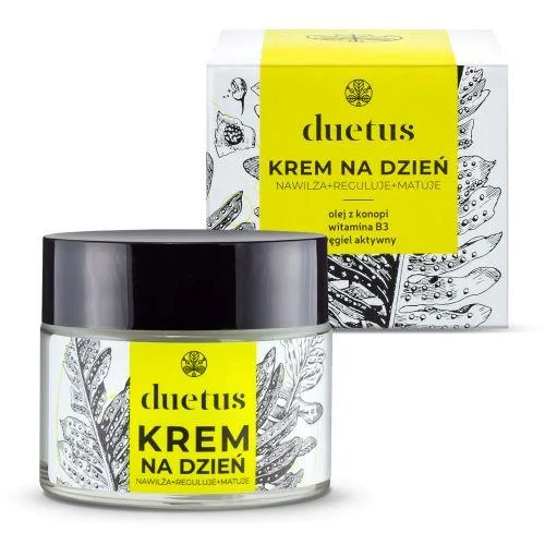 Miniaturka artykułu - DUETUS Krem na dzień, 50ml KR&Oacute;TKA DATA 31.10.2026