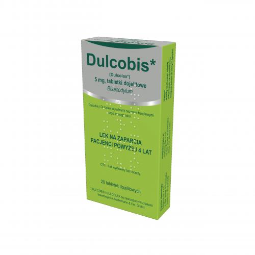 Miniaturka artykułu - Dulcobis, 5 mg, 20 tabl.