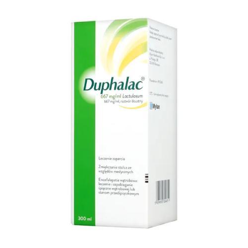Miniaturka artykułu - DUPHALAC Syrop 300 ml - Lek ułatwiający wypr&oacute;żnianie USZKODZONY KARTON