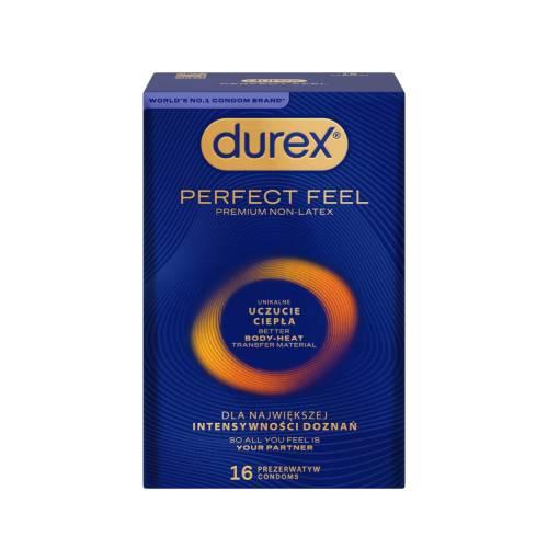 Miniaturka artykułu - Durex Perfect Feel Prezerwatywy, 16 szt.
