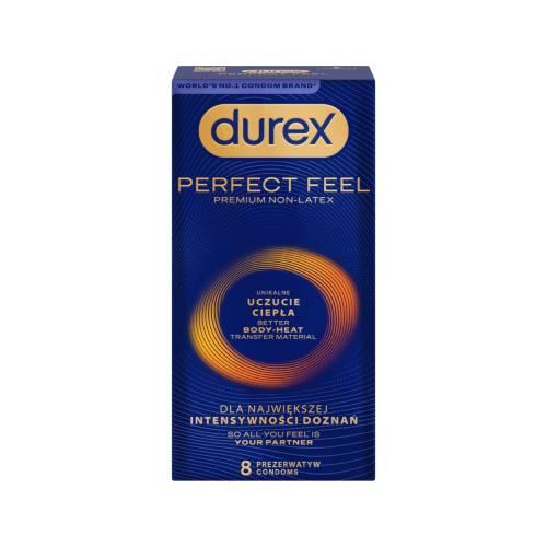 Miniaturka artykułu - Durex Perfect Feel Prezerwatywy, 8 szt.