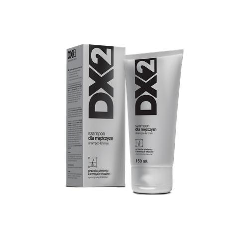 Miniaturka artykułu - DX2 Szampon przeciw siwieniu włosów - 150 ml