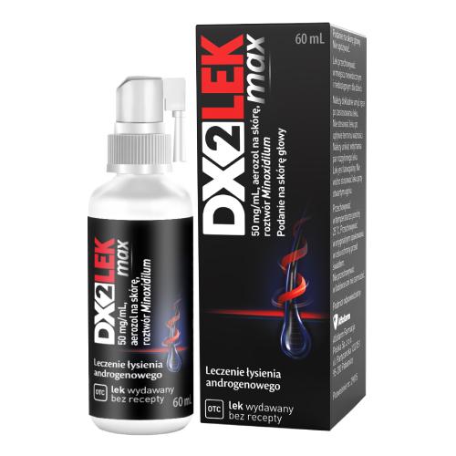 Miniaturka artykułu - DX2LEK Max 50 mg/ml aerozol na sk&oacute;rę, 60 ml