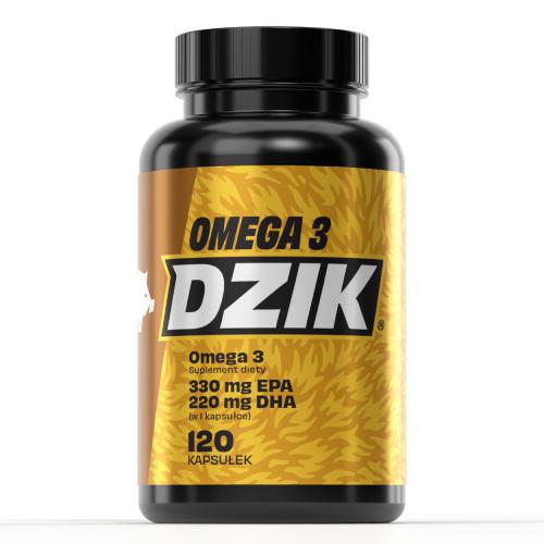 Miniaturka artykułu - Dzik Omega 3, 120 kaps.