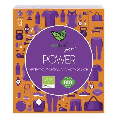 Miniaturka artykułu - EcoBlik Herbatka Sport POWER, 20 saszetek