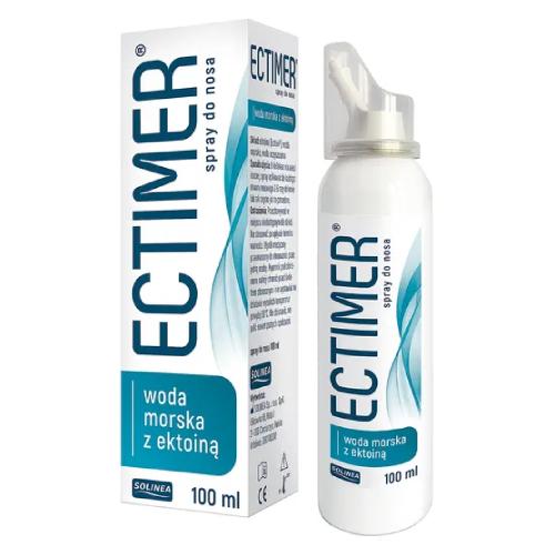 Miniaturka artykułu - Ectimer spray do nosa - 100 ml ektoina zapalenie zatok