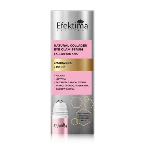 Miniaturka artykułu - EFEKTIMA Natural COLLAGEN EYE GLAM zmarszczki + cienie serum do sk&oacute;ry wok&oacute;ł oczu, 15 ml