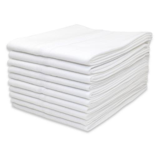 Miniaturka artykułu - EGA KIDS Pielucha tetrowa biała 70/80cm, 10 szt. USZKODZONE FOLIOWE OPAKOWANIE