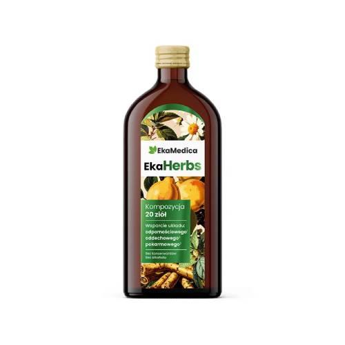 Miniaturka artykułu - EkaMedica EkaHerbs Kompozycja 20 zi&oacute;ł, 500 ml