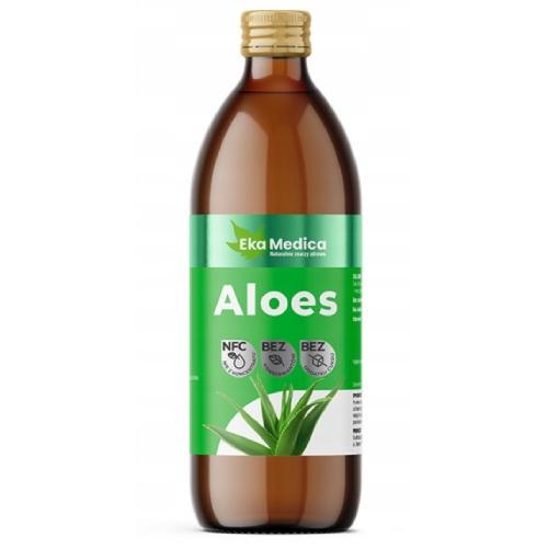 Miniaturka artykułu - EkaMedica Aloes NFC sok z aloesu, 500 ml