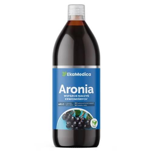 Miniaturka artykułu - EkaMedica Aronia 100% Sok - 500 ml