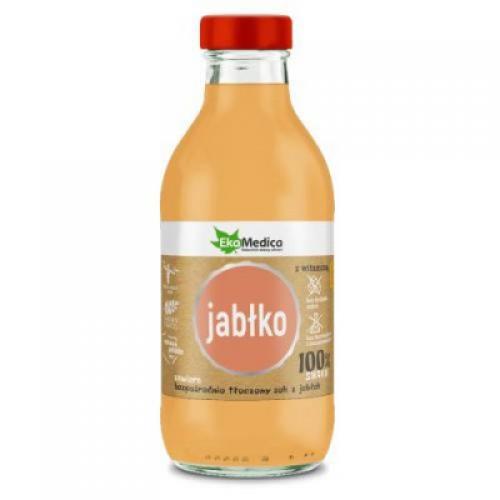 Miniaturka artykułu - Ekamedica Jabłko sok, 300ml USZKODZONE / USZKODZONA ETYKIETA