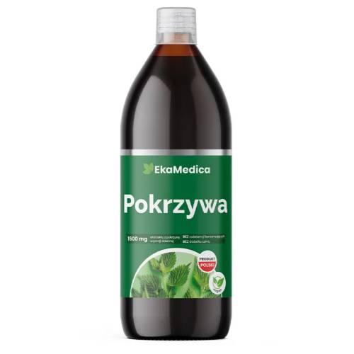 Miniaturka artykułu - EkaMedica Pokrzywa Sok 99.8% - 500 ml 