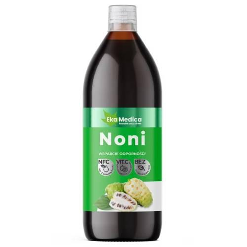 Miniaturka artykułu - EKAMEDICA Sok Noni 100% - 1000 ml