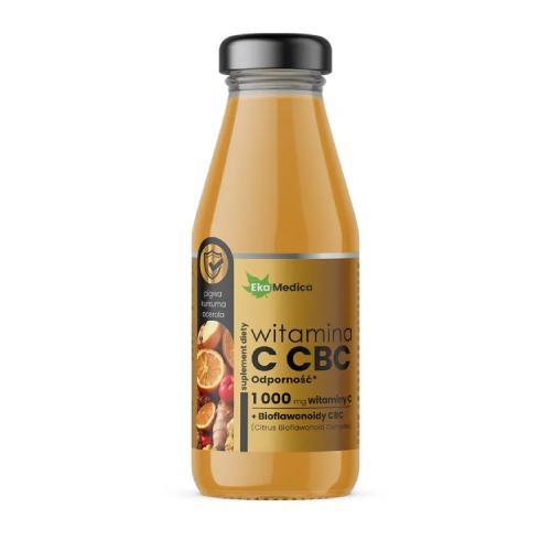 Miniaturka artykułu - EkaMedica Witamina C CBC, 250ml KR&Oacute;TKA DATA 22.08.2026