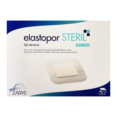 Miniaturka artykułu - ELASTOPOR STERIL Opatrunek jałowy włókninowy samoprzylepny z wkładem chłonnym 10x12cm, 30 szt.