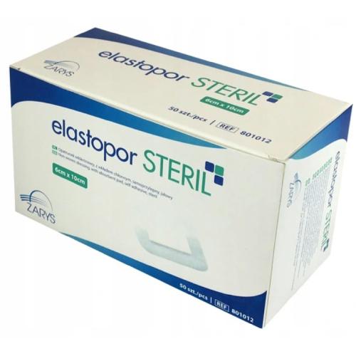 Miniaturka artykułu - ELASTOPOR Steril Opatrunek jałowy z wkładem chłonnym 6x10cm, 50szt.