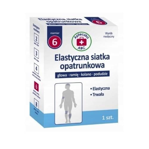 Miniaturka artykułu - Apteczka ABC Elastyczna siatka opatrunkowa rozmiar 6, 1szt. 