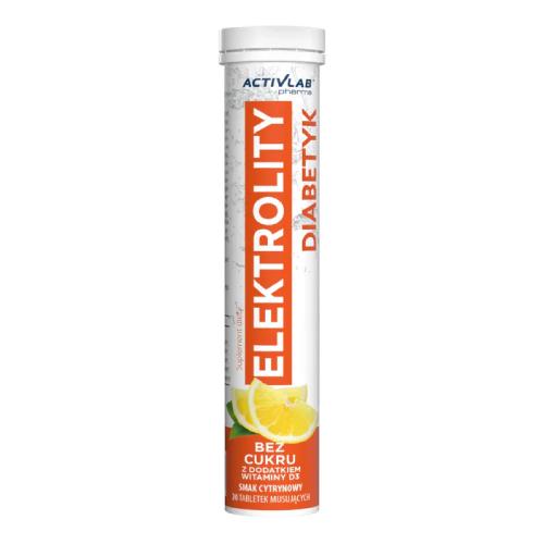 Miniaturka artykułu - ActivLab Pharma Elektrolity Diabetyk, 20 tabl.
