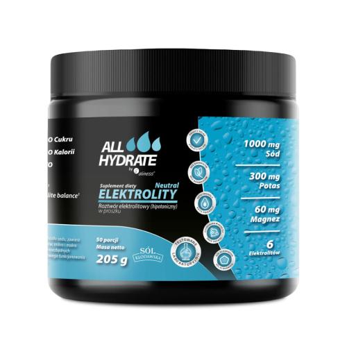 Zdjęcie produktu - ALLHydrate Aliness Elektrolity o smaku neutralnym, 205 g