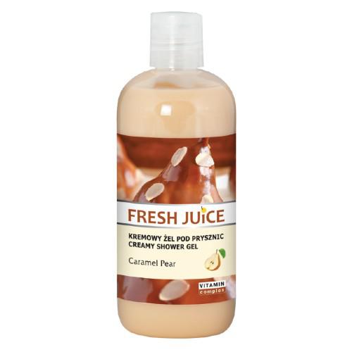 Miniaturka artykułu - FRESH JUICE Kremowy żel pod prysznic Karmel i Gruszka, 500ml