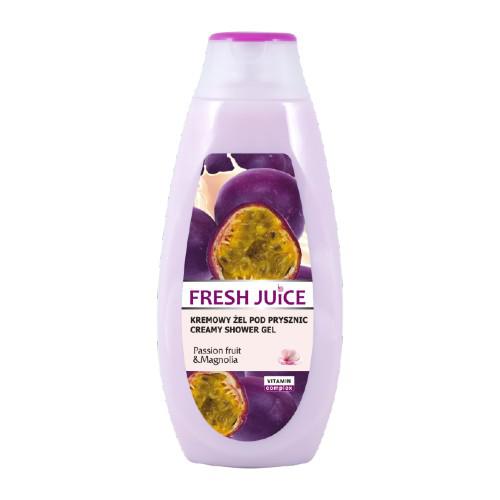 Miniaturka artykułu - FRESH JUICE Kremowy żel pod prysznic Passion Fruit i Magnolia, 400ml