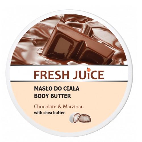 Miniaturka artykułu - FRESH JUICE Masło do ciała Czekolada i Marcepan, 225ml