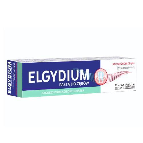 Miniaturka artykułu - ELGYDIUM Na podrażnione dziąsła pasta do zęb&oacute;w, 75 ml BRAK TEKTUROWEGO OPAKOWANIA