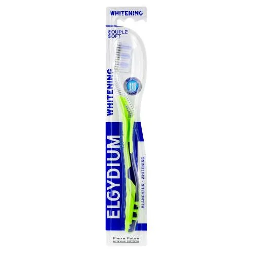 Miniaturka artykułu - ELGYDIUM WHITENING MICROBALL Szczoteczka do zęb&oacute;w MIĘKKA (soft) - 1 sztuka (21092)