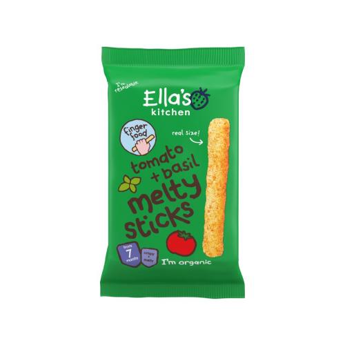 Ella's Kitchen BIO Chrupiące paluszki z pomidorami i bazylią, 16g