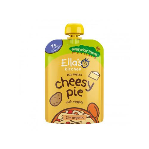 Miniaturka artykułu - Ella's Kitchen BIO Ciasto serowe z warzywami, 130g