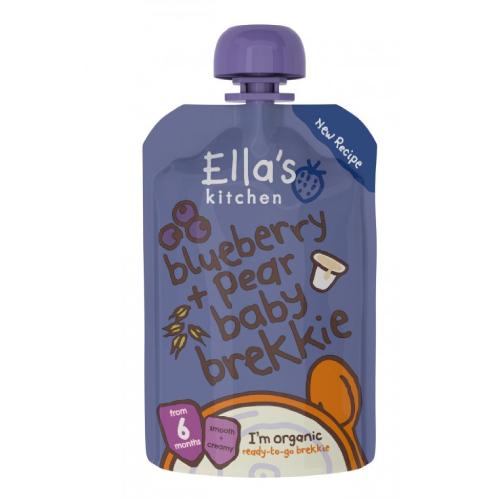 Miniaturka artykułu - Ella's Kitchen BIO Śniadanie Jagoda i gruszka, 100 g