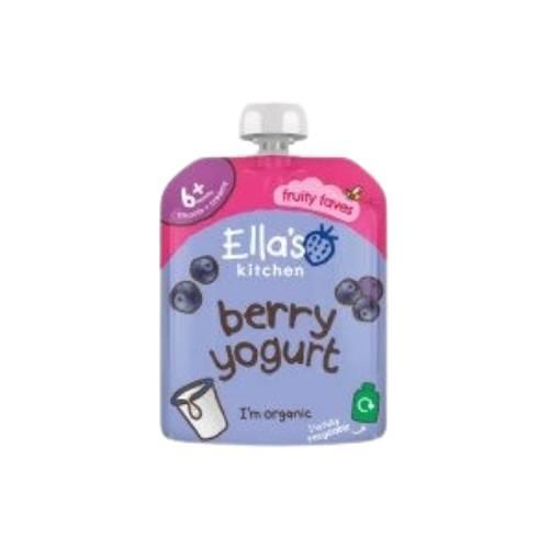 Miniaturka artykułu - Ella's Kitchen BIO Jagody z jogurtem, 90 g
