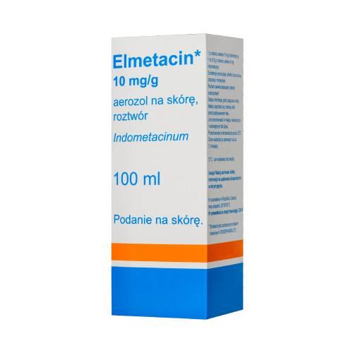 Miniaturka artykułu - Elmetacin Aerozol na sk&oacute;rę roztw&oacute;r 10 mg/g, 100 ml