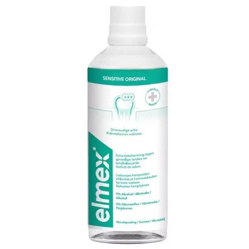 Miniaturka artykułu - ELMEX Sensitive Original Płyn do płukania jamy ustnej, 400 ml