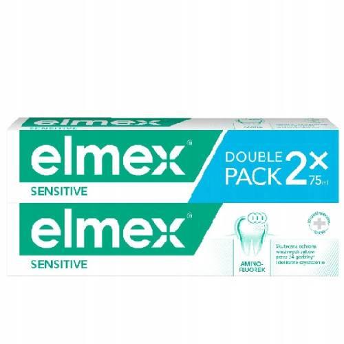 Miniaturka artykułu - ELMEX Sensitive Pasta do zęb&oacute;w - 2x75ml 
