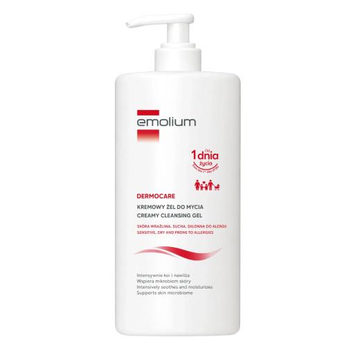 Miniaturka artykułu - Emolium Dermocare Kremowy żel do mycia, 750 ml