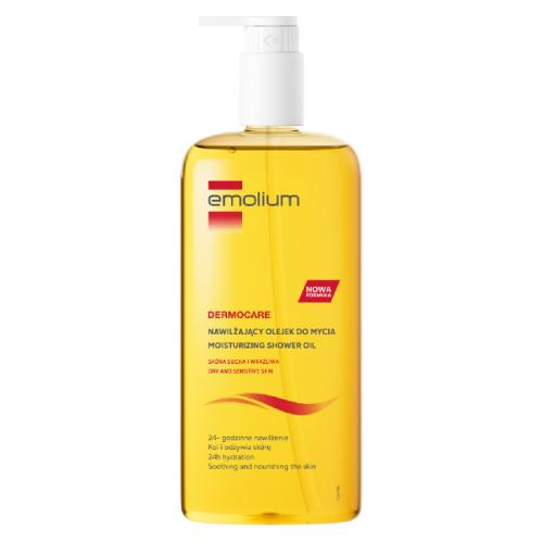 Miniaturka artykułu - Emolium Dermocare Nawilżający olejek do mycia, 400 ml