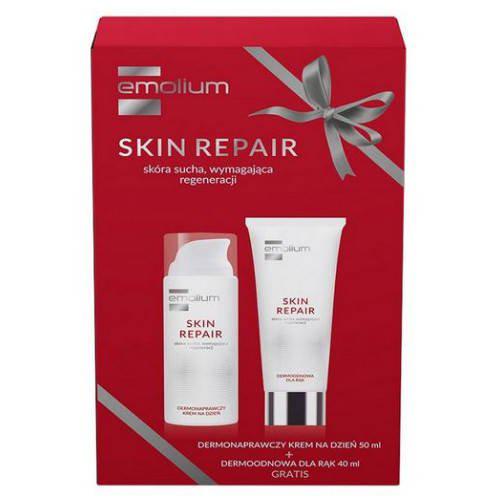 Miniaturka artykułu - EMOLIUM SKIN REPAIR Zestaw Krem na dzień, 50ml + Krem do rąk, 40ml