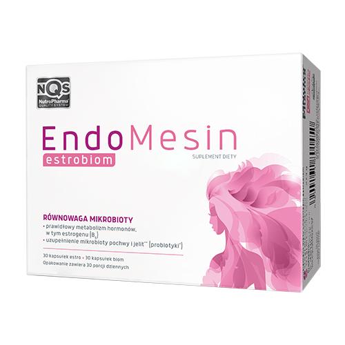 Miniaturka artykułu - EndoMesin Estrobiom, 30 kaps estro + 30 kaps. biom