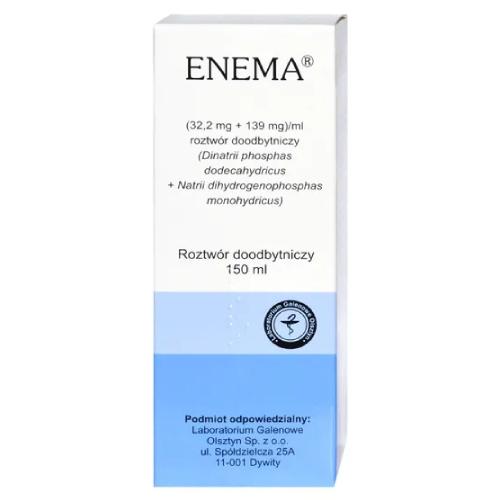 Miniaturka artykułu - ENEMA Płyn doodbytniczy, lewatywa - 150 ml