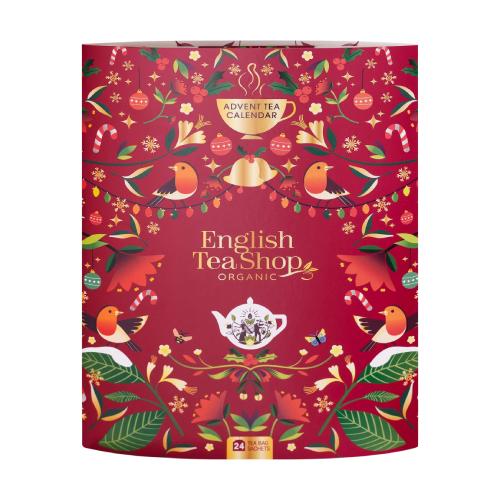Miniaturka artykułu - English Tea Shop Advent Tea Calendar (Red) Kalendarz adwentowy z ekologicznymi herbatami, 24sasz.
