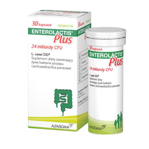 Miniaturka artykułu - Enterolactis Plus Probiotyk, 30kaps.