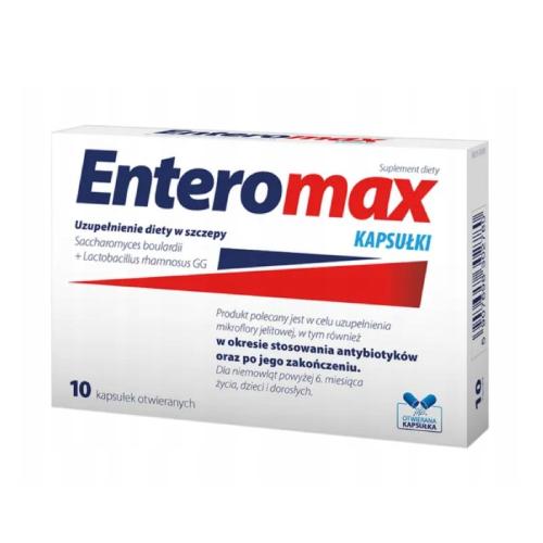 Miniaturka artykułu - Enteromax, 10 kaps.