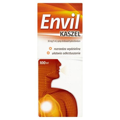 Miniaturka artykułu - Envil kaszel syrop 0,03g/5ml- 100 ml